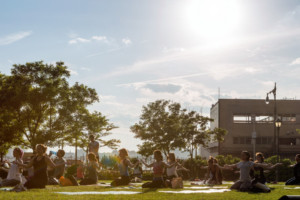 Think Globally, Act Locally! Meatpacking BID's SWEAT SESSIONS FOR GOOD Fundraiser to Support Nonprofit Yoga Foster Image