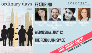 Eclectic Full Contact Theatre to Present ORDINARY DAYS in Concert Image