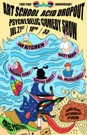 ART SCHOOL ACID DROPOUT 2 Year Anniversary Show Announced Image