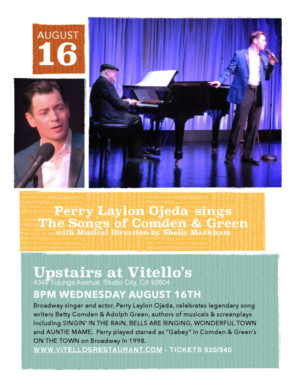 Perry Laylon Ojeda Sings Comden & Green Image