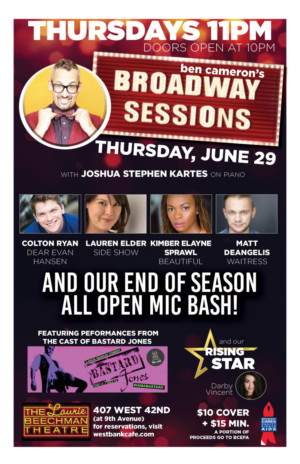 BROADWAY SESSIONS Offers Season Finale Tonight Image