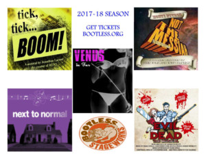 Bootless Stageworks Announces 2017-18 Season, Subscriptions On Sale Image