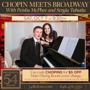 Peisha McPhee and Sergiu Tuhutiu Join Forces in CHOPIN MEETS BROADWAY Image