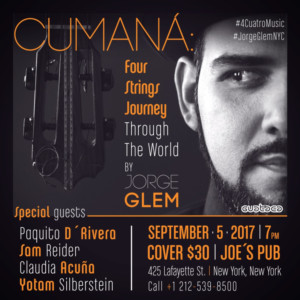 World Class Musicians Brought Together by 'Cuatro' Strings at Joe's Pub Image
