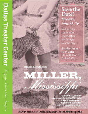 Dallas Theater Center to Host Community Conversation About MILLER, MISSISSIPPI Image