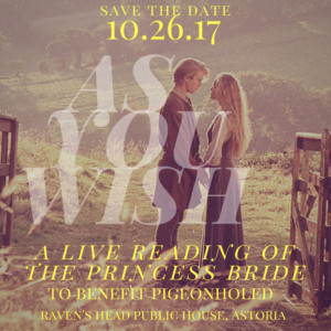 As You Wish! Pigeonholed to Present Live Reading of THE PRINCESS BRIDE Image
