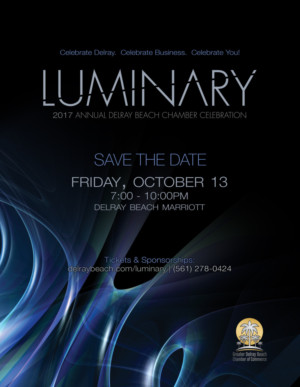 Delray Beach Chamber of Commerce to Host Annual LUMINARY, 10/13 Image