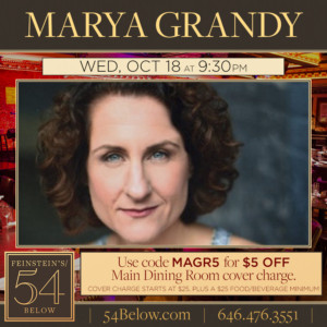 Marya Grandy to Make Feinstein's/54 Below Solo Debut This Fall Image