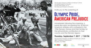 Three Houston Area Museums Team for Screening of OLYMPIC PRIDE, AMERICAN PREJUDICE Film Image