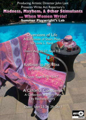Write Act Rep to Present Summer Women's Playwrights Lab 'MADNESS, MAYHEM, AND OTHER STIMULANTS' Image