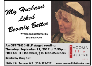 Tacoma Little Theatre presents MY HUSBAND LIKED BEVERLY BETTER Image