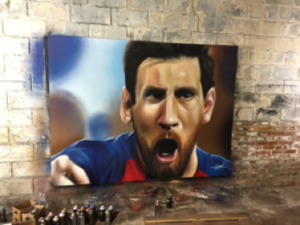 Art Miami Presents Soccer Star Portraits for El Clasico Miami Image