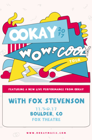 Ookay to Bring 'Wow! Cool!' Tour to the Fox This Fall Image