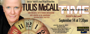Tulis McCall Set to Open United Solo with ALL IN GOOD TIME Image