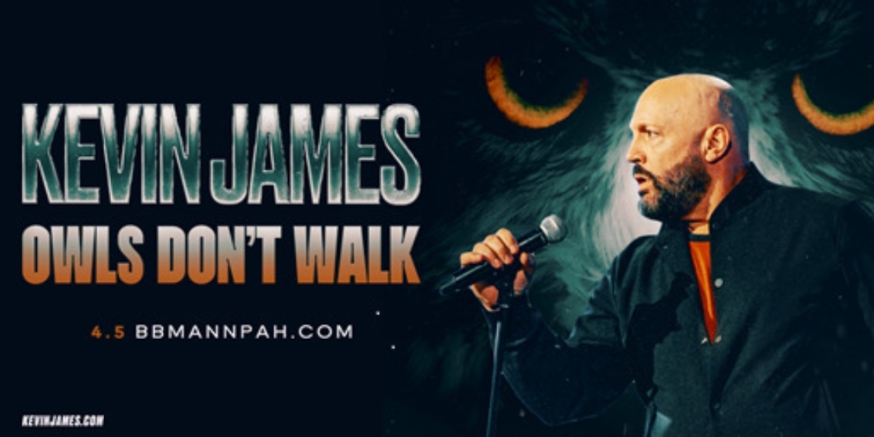 Kevin James to Bring OWLS DON'T WALK Tour to the Barbara B. Mann Performing Arts Hall in A Photo