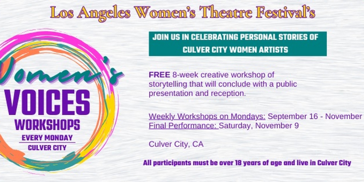 'Women's Voices' Starts in September at Los Angeles Women's Theatre Festival  Image