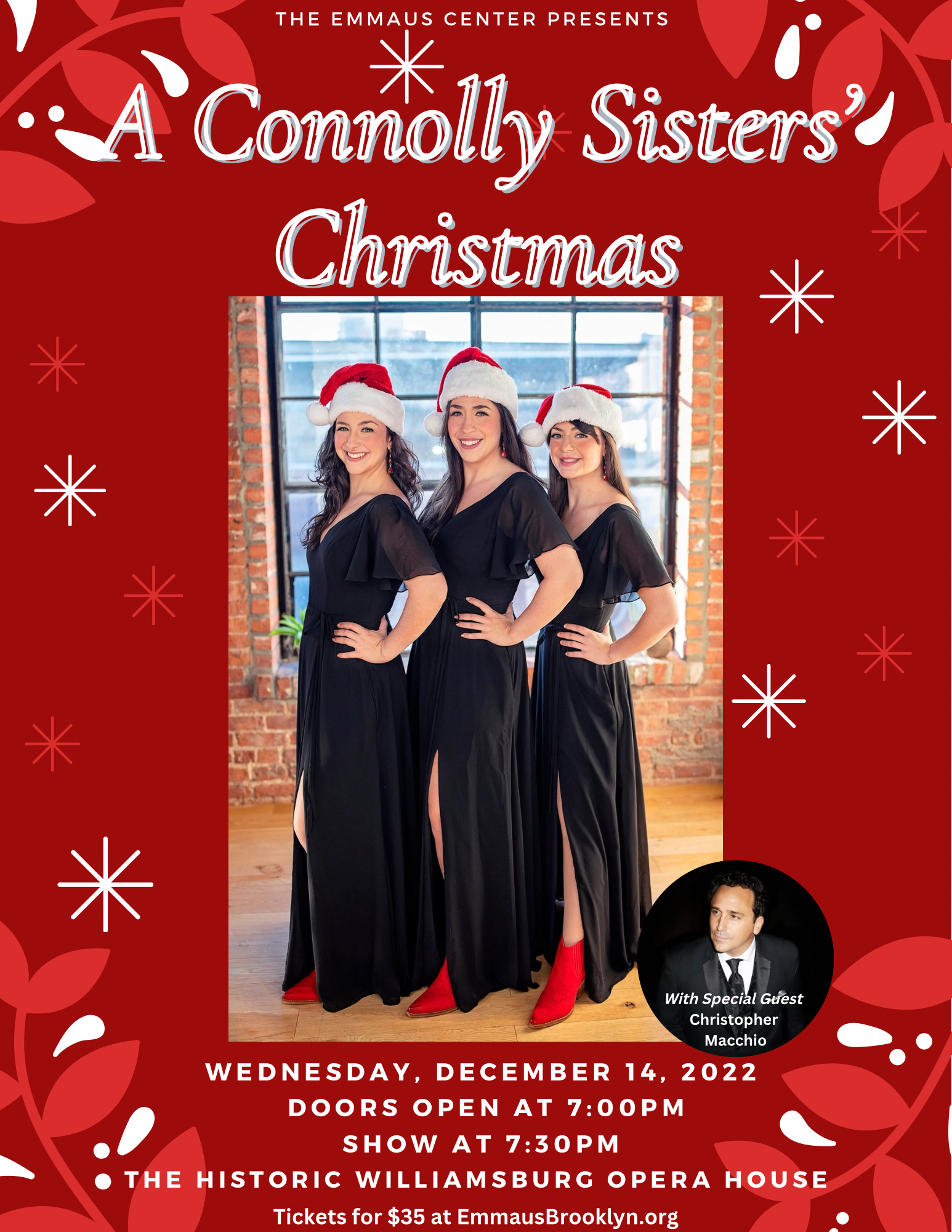 The Connolly Sisters Bring Holiday Cheer to The Historic Williamsburg Opera House, December 14 