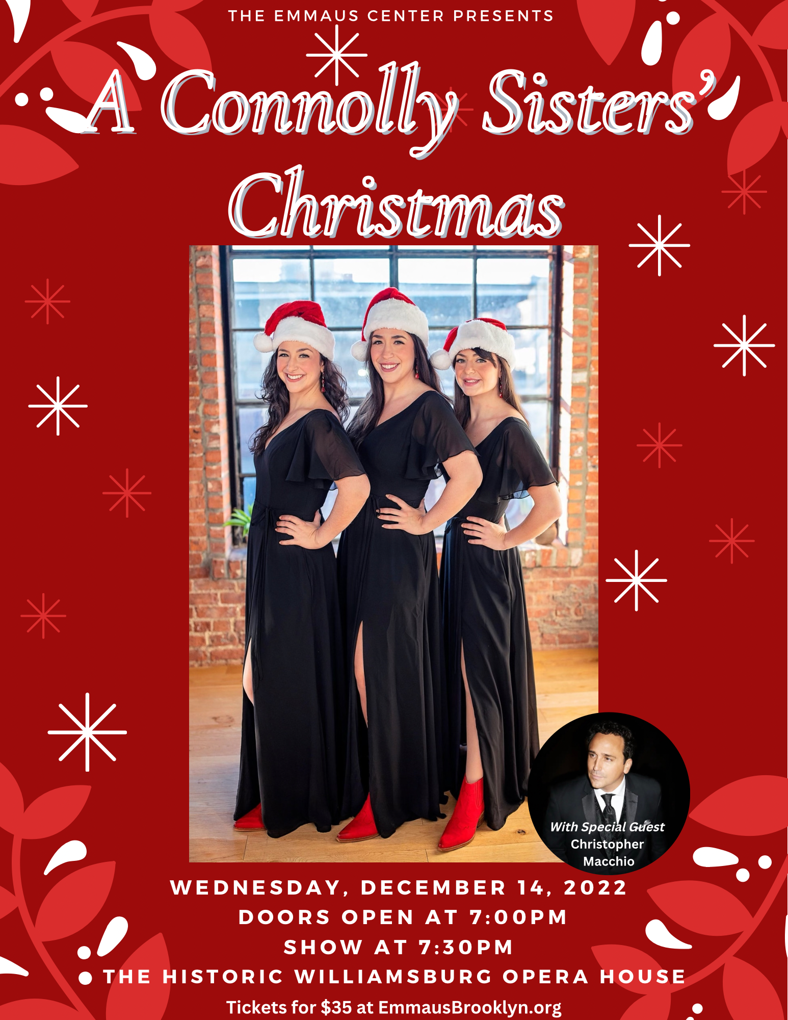The Connolly Sisters Bring Holiday Cheer to The Historic Williamsburg Opera House, December 14 Image