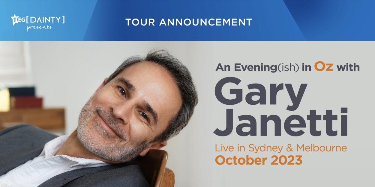 Gary Janetti Will Perform Live In Australia For The First Time This October 