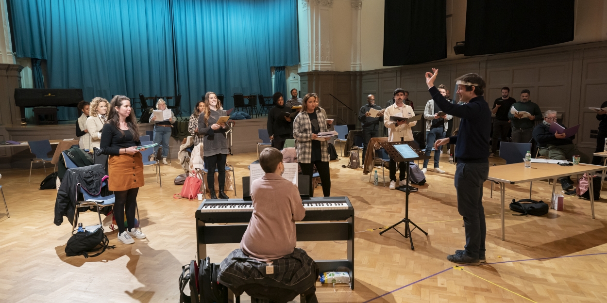 Photos Inside Rehearsal For A CHRISTMAS CAROL at the Dominion Theatre