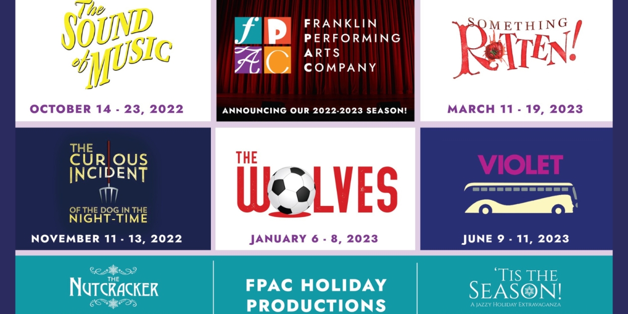 Tickets On Sale Soon For The Upcoming Franklin Performing Arts Company Season 