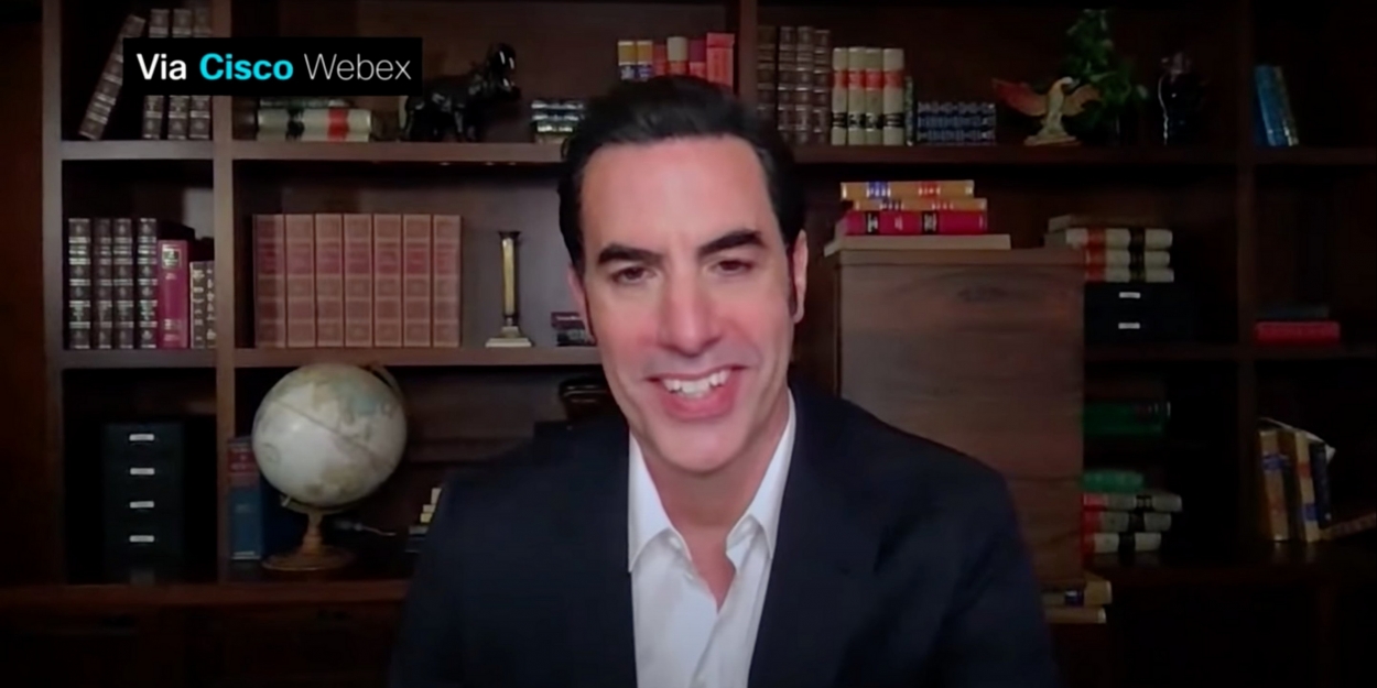VIDEO: Sacha Baron Cohen Talks TRIAL OF THE CHICAGO 7 & BORAT on JIMMY KIMMEL LIVE! Video
