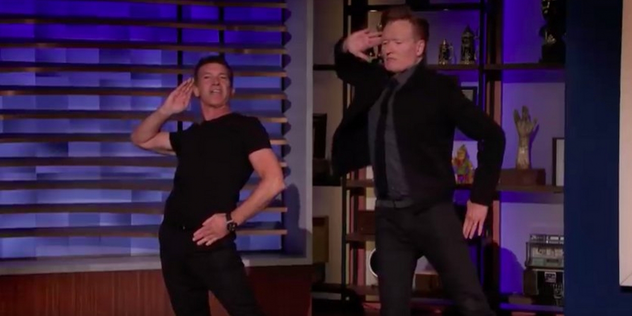 VIDEO: Antonio Banderas Teaches Conan Choreography From A CHORUS LINE Video