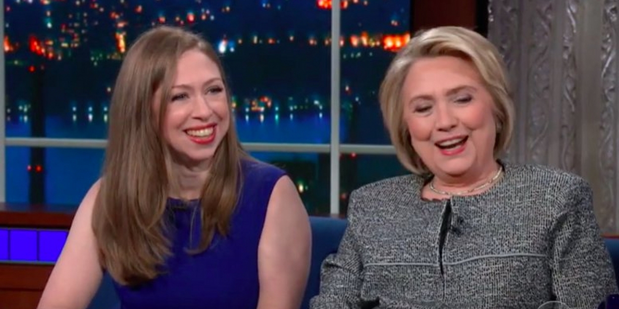 Video Hillary And Chelsea Clinton Appear On The Late Show