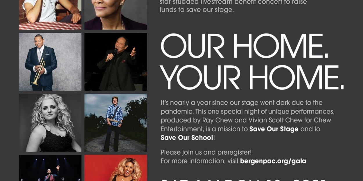 Ali Stroker Paul Anka Dionne Warwick And More To Take Part In Bergenpac Livestreamed Gala Our Home Your Home