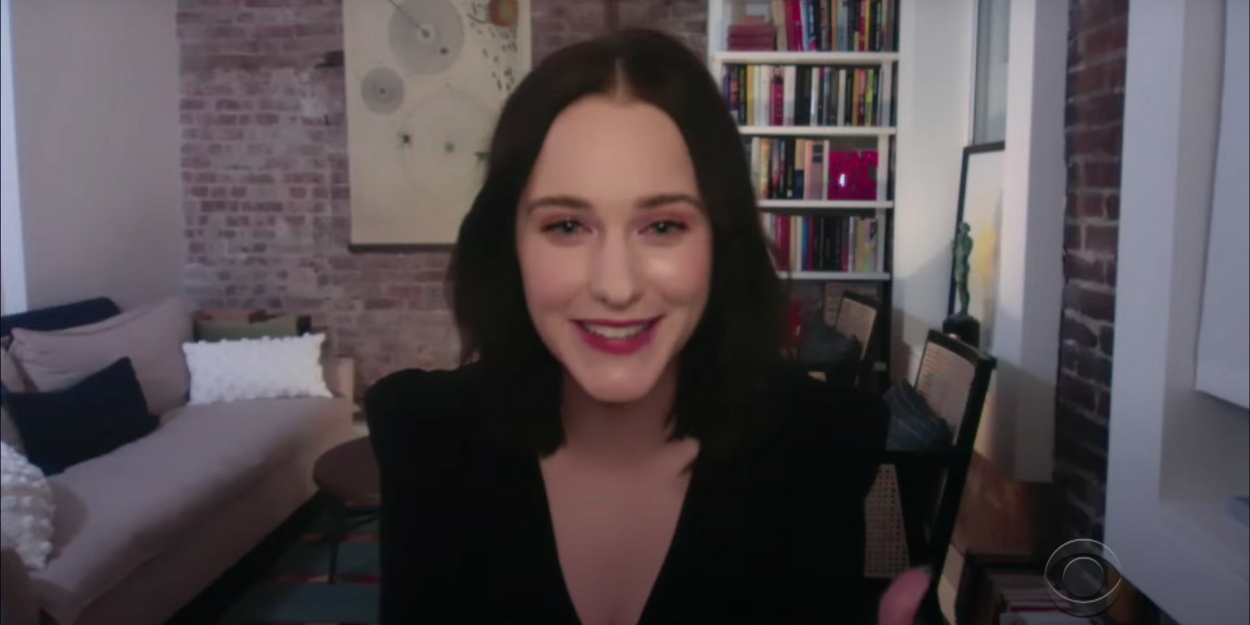 VIDEO Rachel Brosnahan Talks About Acting With Babies On THE LATE SHOW