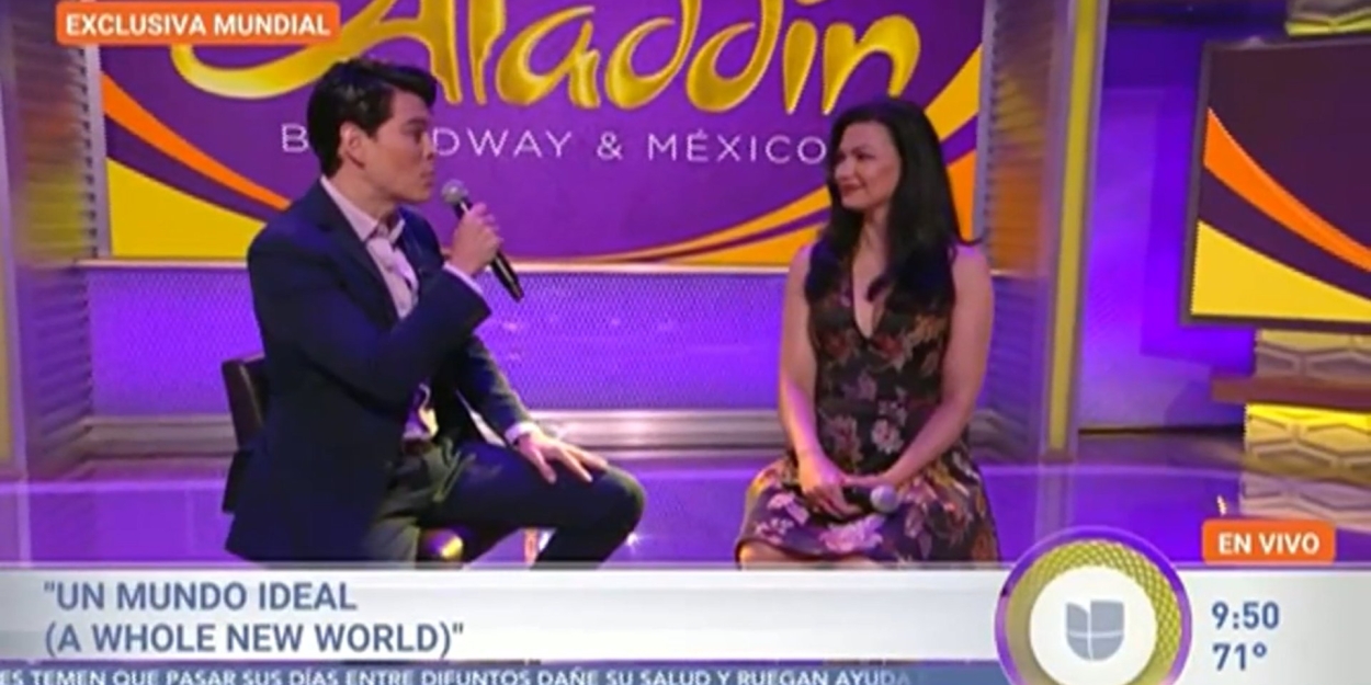 VIDEO: ALADDIN's Rodney Ingram & Katie Terza Perform Dual Language 'A Whole New World'