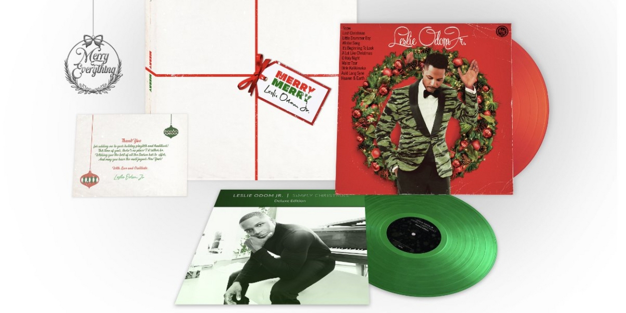 Leslie Odom, Jr. New Holiday Box Set MERRY MERRY Out Now 