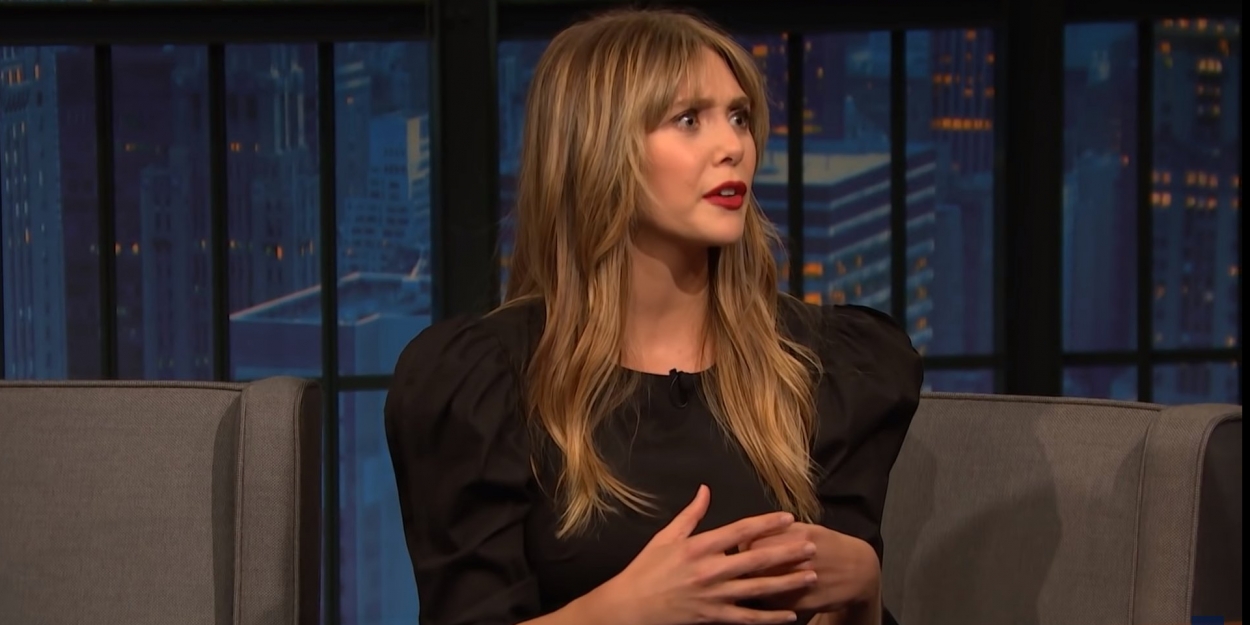 VIDEO: Elizabeth Olsen Talks About Keeping Marvel Secrets on LATE NIGHT WITH SETH… Video