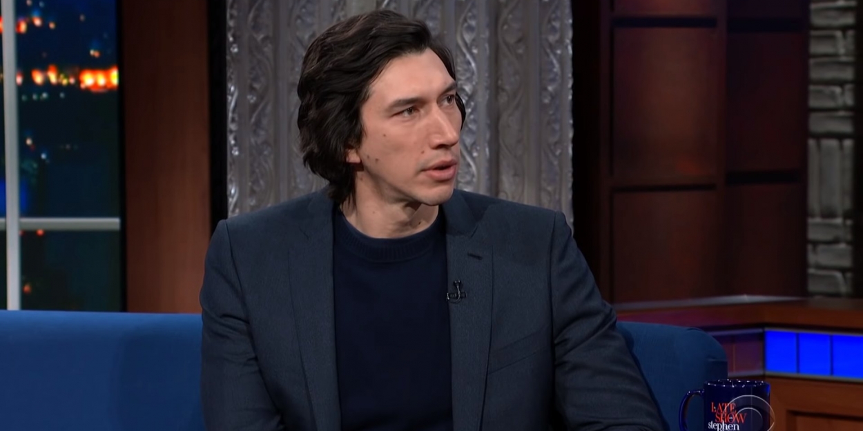 VIDEO: Adam Driver Talks MARRIAGE STORY on THE LATE SHOW WITH STEPHEN COLBERT Video
