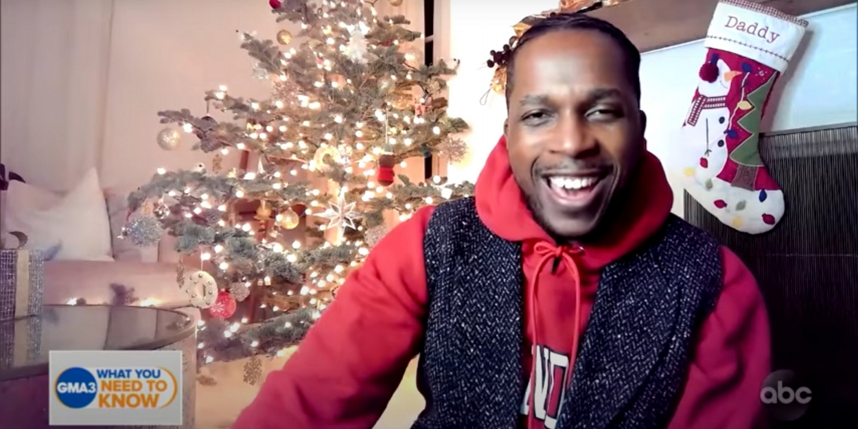 VIDEO Leslie Odom Jr. Sings 'It's Beginning to Look a Lot Like