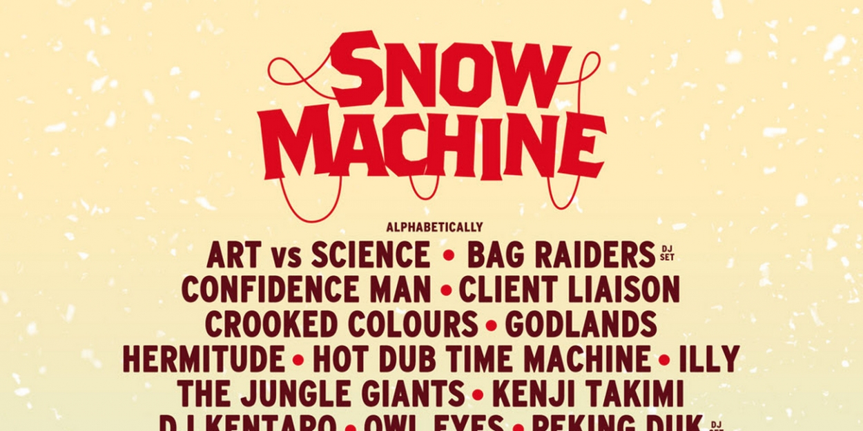 Snow Machine Announces 2020 Debut Festival in Japan