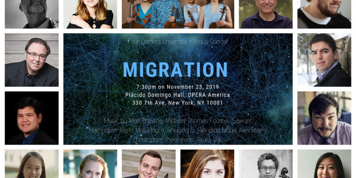 Four Corners Ensemble To Present MIGRATION Featuring The Argus Quartet
