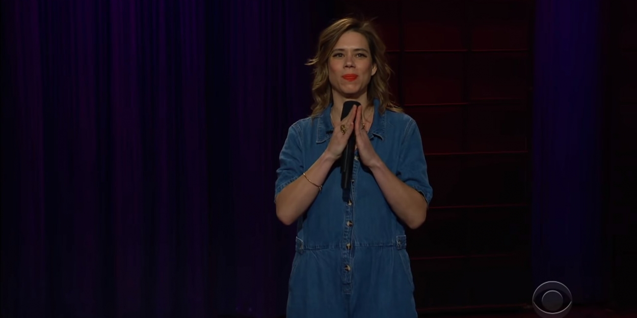 VIDEO Lou Sanders Performs StandUp on THE LATE LATE SHOW