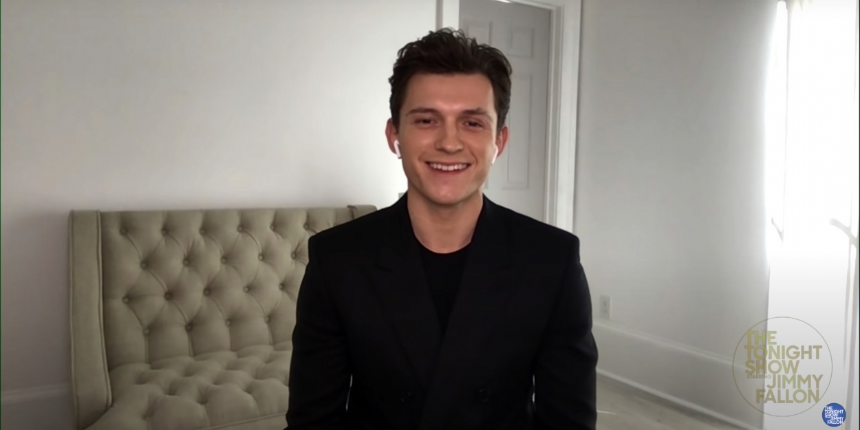 VIDEO: Tom Holland Talks About Shooting SPIDER-MAN on THE TONIGHT SHOW Video