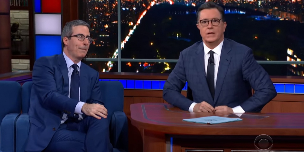 VIDEO: Watch Maybe Coming Soon With John Oliver on THE LATE SHOW WITH STEPHEN COLBERT Video
