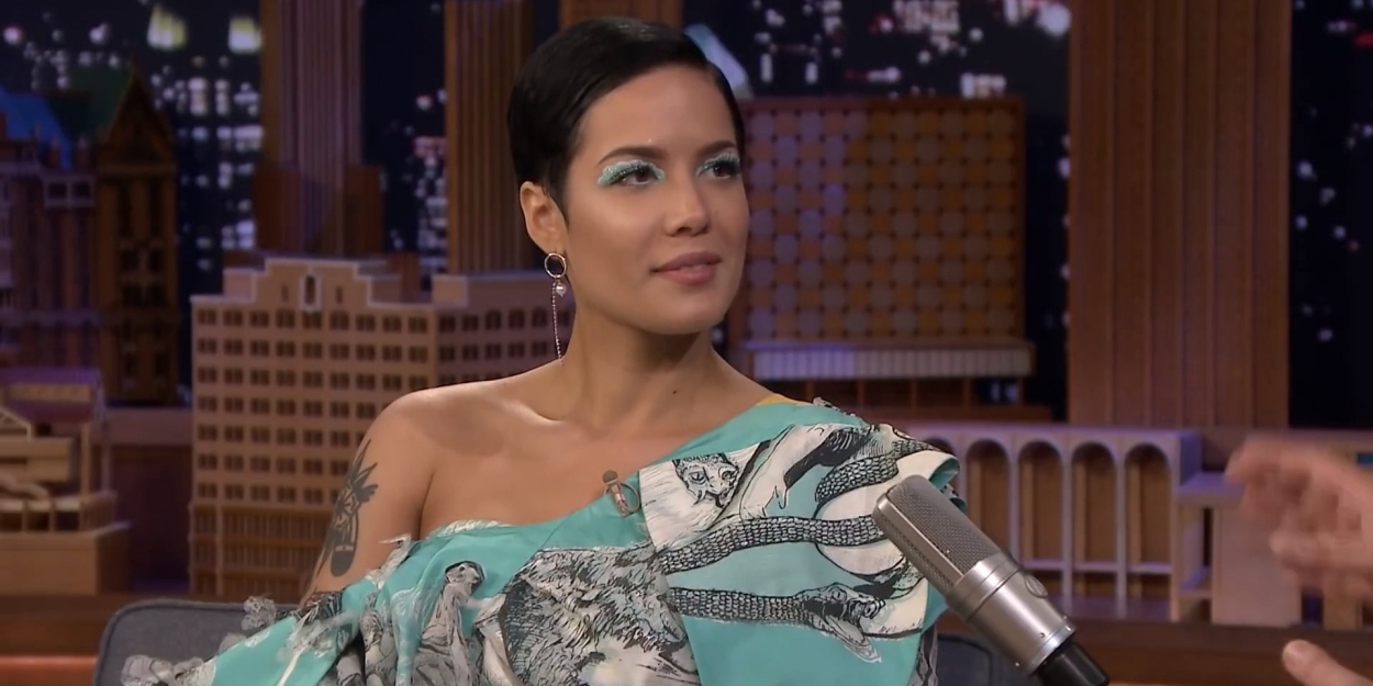 VIDEO Halsey Talks Kissing Evan Peters on THE TONIGHT SHOW WITH JIMMY