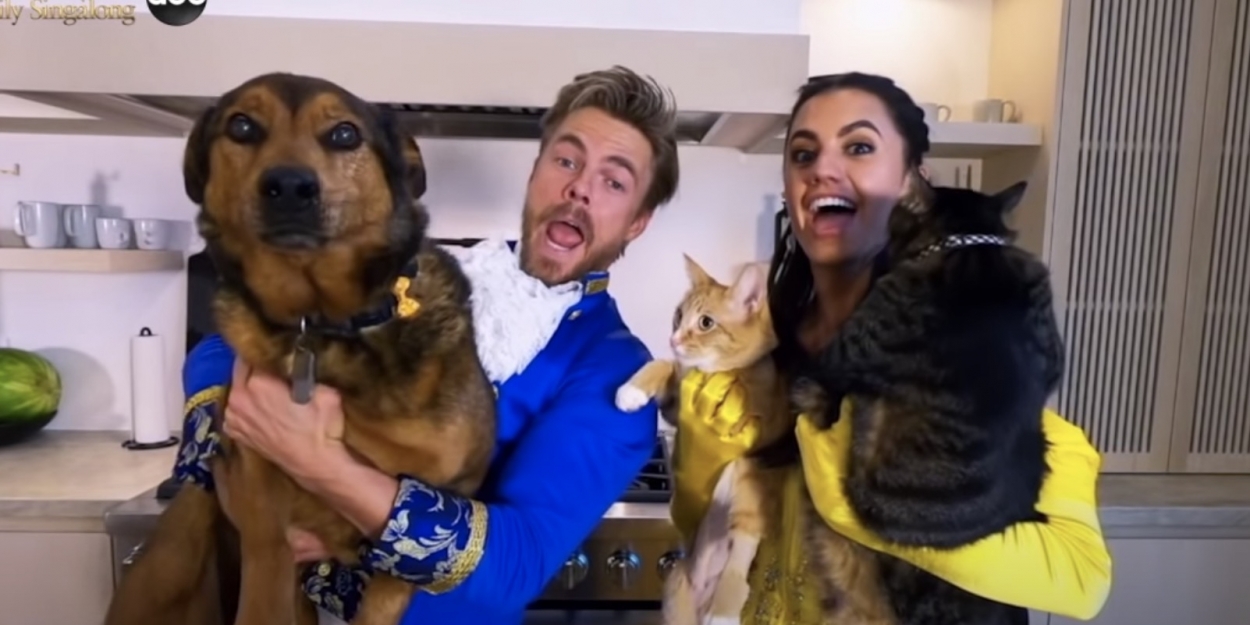 VIDEO: Watch Derek Hough, Julianne Hough & Hayley Erbert Channel BEAUTY AND THE… Video