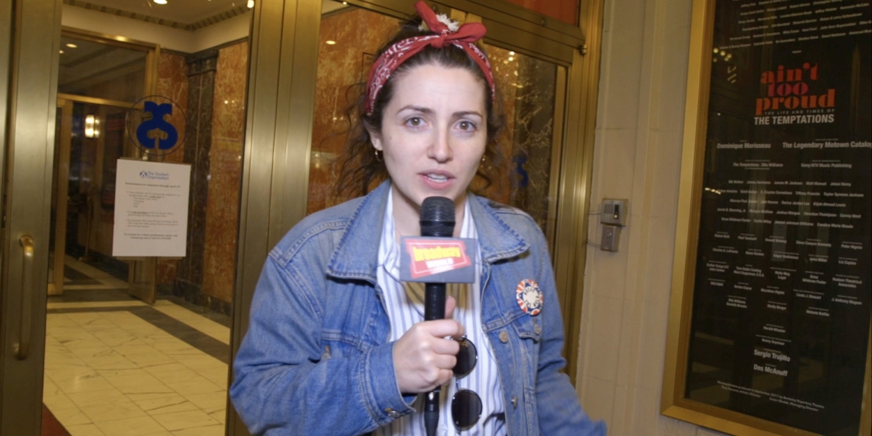 BWW Exclusive: Allison Frasca Visits AIN'T TOO PROUD on The Broadway Break(down)! Video