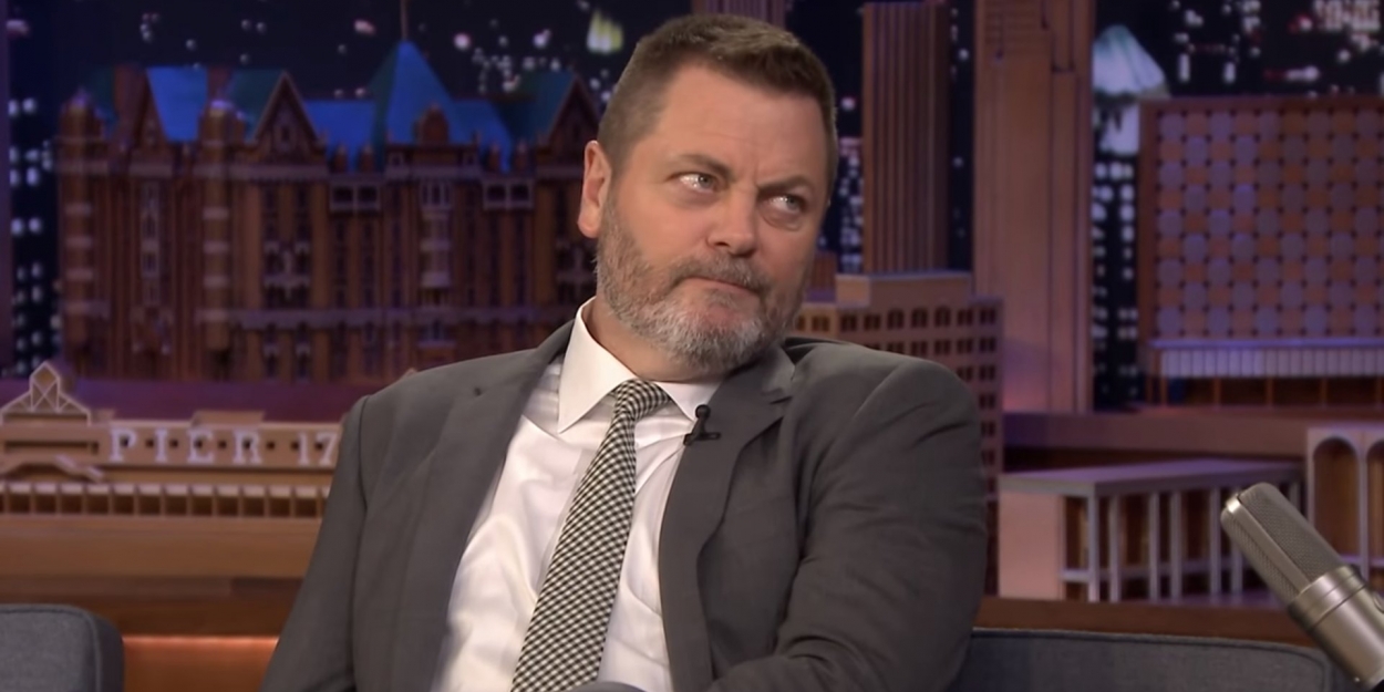 VIDEO: Nick Offerman Talks Resting Empathy Face on THE TONIGHT SHOW WITH JIMMY FALLON Video