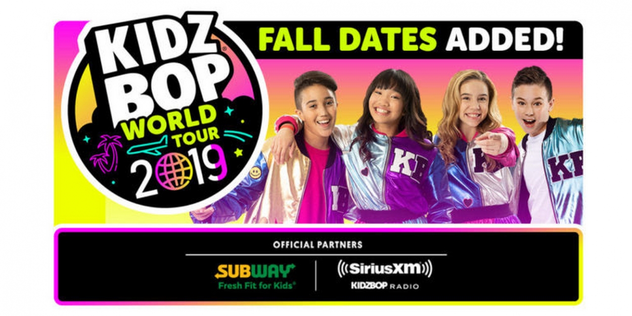 KIDZ BOP, Live Nation Expand 'KIDZ BOP World Tour' In US, Canada, and UK
