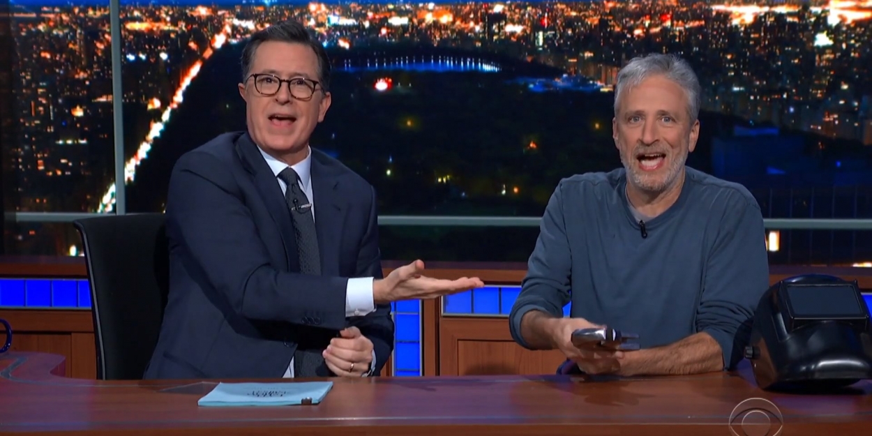 VIDEO: Jon Stewart Debuts the IRRESISTIBLE Trailer on THE LATE SHOW WITH STEPHEN… Video