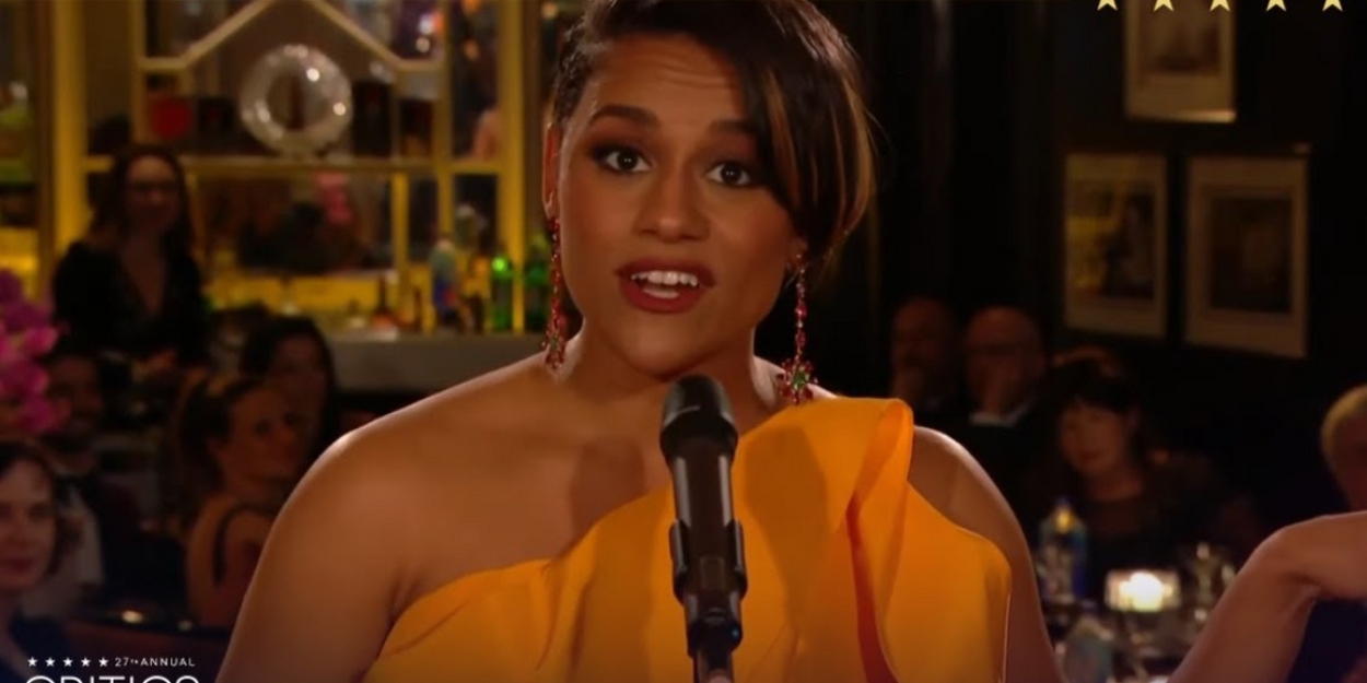 VIDEO: Ariana DeBose Accepts Critics Choice Award For WEST SIDE STORY Video