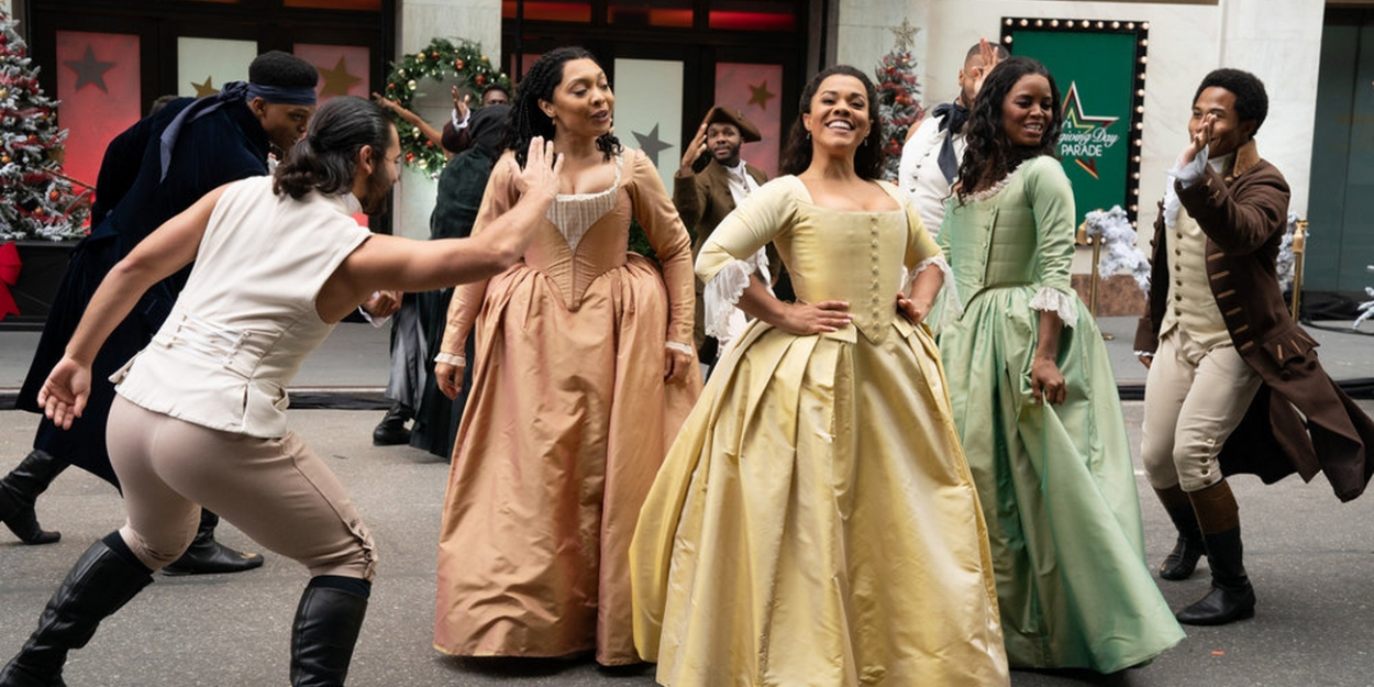 Photos The Casts Of Jagged Little Pill Hamilton Mean Girls And Ain T Too Proud Perform At The Macy S Thanksgiving Day Parade