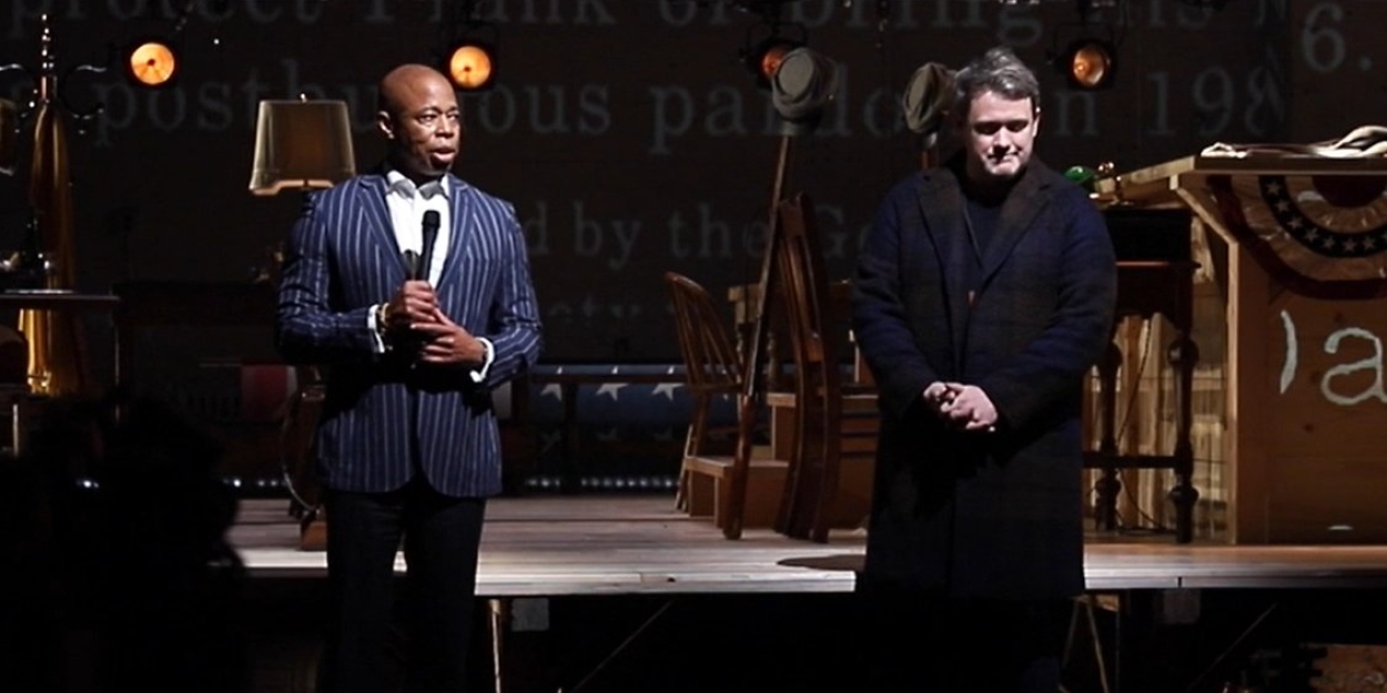 Video: NYC Mayor Eric Adams Takes The Stage At PARADE To Condemn Anti-Semitic Protest Video
