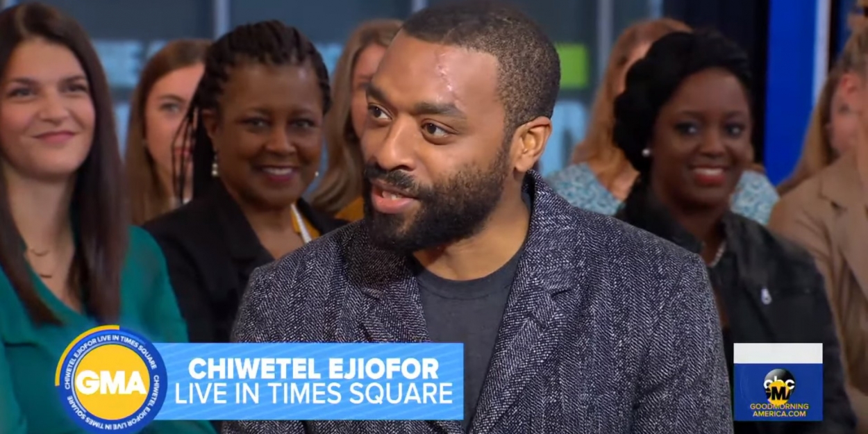 VIDEO: Watch Chiwetel Ejiofor Talk About Prosthetic Cheekbones on GOOD MORNING… Video